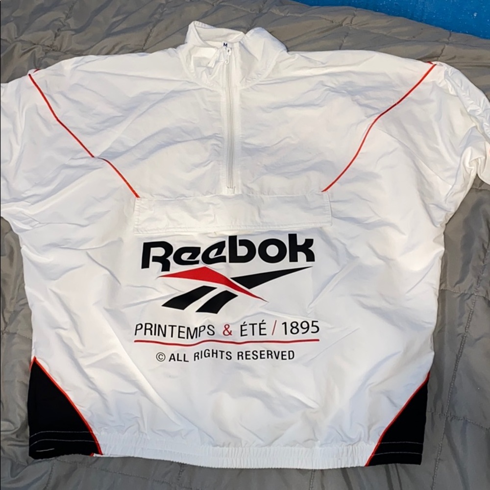 Reebok white cool jacket